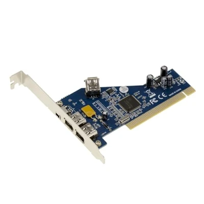 Imagen de KALEA INFORMATIQUE Tarjeta controladora de 3 puertos PCI a FireWire 400 IEEE1394a con chipset TI TSB43AB23