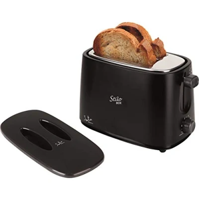 Imagen de Tostadora Jata TT631, 750 W, 2 ranuras, 6 ajustes, Bandeja recogemigas, Negro