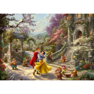 Imagen de Schmidt Thomas Kinkade: Disney Snow White Dancing with The Prince Jigsaw Puzzle (1000pc)
