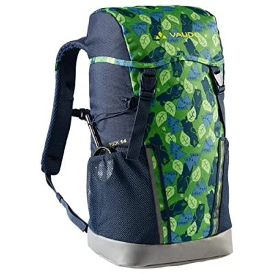 Imagen de Vaude PUCK SET Unisex Mochila de senderismo para niños, Talla: One Size, Parrot green/eclipse