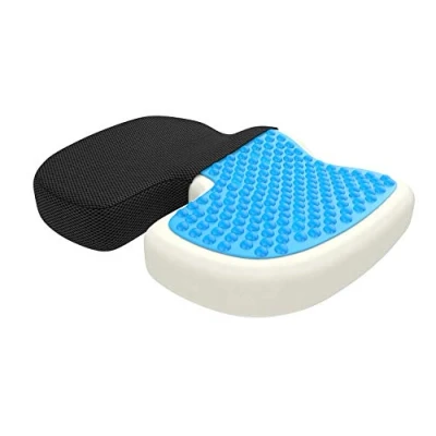 Imagen de ﻿﻿bonmedico Cojin Antiescaras Almohada para Cama, Asiento de Coche, Sillas Oficina, Silla Ruedas, Gaming Cojín Portatil Lumbar Viscoelastico