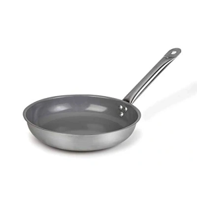 Imagen de Lacor 51728 Sartén Chef INOX Ceram Antiadherente Tricapa, 28 cm