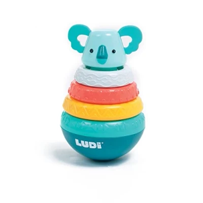 Imagen de Ludi Pirámide Culbuto Koala Juego de apilamiento Actividad lúdica Desde 10 Meses