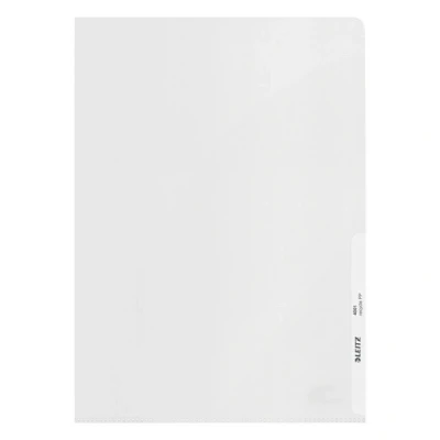 Imagen de Leitz Fundas A4, Pack de 25, Plástico No Tóxico, Superficie Mate con Relieve, Grosor 140 Micras, 100% Reciclable, Respetuoso el Medio Ambiente, Gama Recycle, Transparente, 40013003