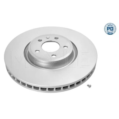 Imagen de MEYLE 183 521 0074/PD Disco de freno Eje delantero 350 34 5 112 ventilado revestido láminas zinc altamente carbonizado con tornillos