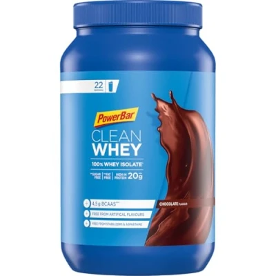 Imagen de PowerBar Clean Whey 100% Isolate Chocolate 570g Polvo de Alta Proteína Suero Aislado
