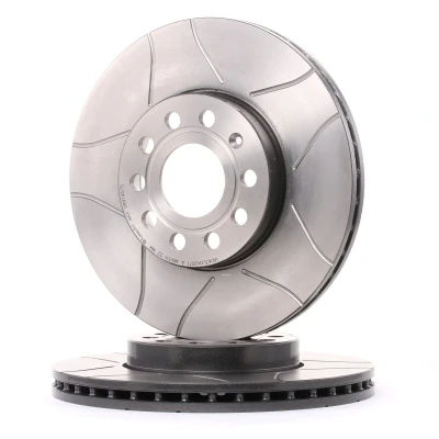 Imagen de BREMBO MAX LINE 09.9145.75 Disco de freno 288 25 5 ventilación interna, ranurado revestido con tornillos VOLKSWAGEN: GOLF 6, Caddy 3, Scirocco III