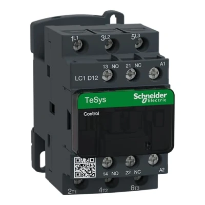 Imagen de Schneider Electric LC1D12F7 TeSys D Contactor, 3P, AC 3,