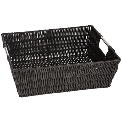 Imagen de Whitmor Rattique Shelf Tote Espresso