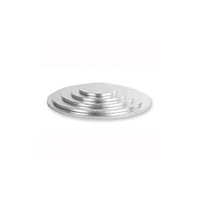 Imagen de Decora 0931211 CAKEBOARD Silver Ø 50 X H 1,2 CM/20&#039;&#039;
