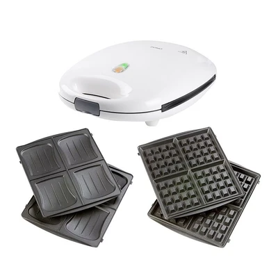 Imagen de Sandwichera / gofrera DOMO DO9046C 4 placas intercambiables