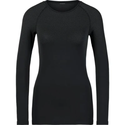 Imagen de Odlo Mujer Camiseta de Manga Larga Ropa Interior Funcional Performance Light Eco, Black, XS