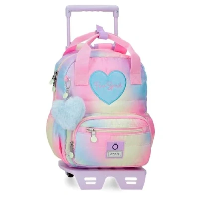 Imagen de Enso Free Spirit Mochila con Carro Multicolor 23x25x10 cms Poliéster 6,44L