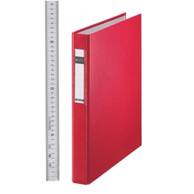 Imagen de LEITZ Ringbuch Standard, DIN A4 Überbreite, rot, 4 D Ring
