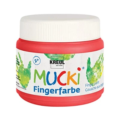 Imagen de KREUL Mucki Pinturas para dedos, color rojo