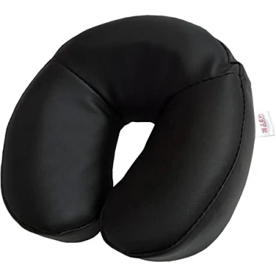Imagen de Zen Reposacabezas Masaje Cama camillas para de Espuma Suave con Funda imitación Cuero cosmética, Fisioterapia y Tratamiento Negro
