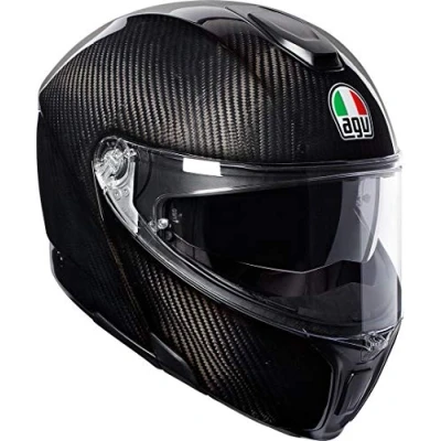 Imagen de AGV Sportmodular Casco para Moto, Hombre, Glossy Carbon, 2XL