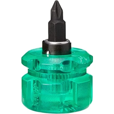 Imagen de ENGINEER Dst 06 Destornillador reversible micro rechoncho, suministrado con broca de doble extremo, fabricado en Japón, color verde
