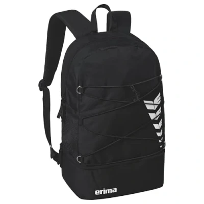 Imagen de Erima Mochila unisex Six Wings con compartimento inferior (7232408), color negro