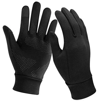Imagen de Unigear Guantes Running Correr Pantalla Táctil Primera Capa para Actividades al Aire Libre Senderismo,Corriendo,Senderismo,Viajes,Carrera,Ciclismo, Otoño e Invierno