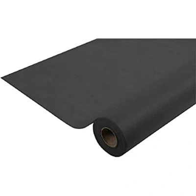 Imagen de Pro Nappe Ref R785021I Mantel no Tejido spunbond desechable Rollo 50 M de Largo X 1,20 Ancho Color Negro Ripstop, Repelente al Agua y Lavable