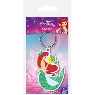 Imagen de Pyramid International Disney The Little Mermaid Ariel &amp; Flounder Llavero de goma, multicolor