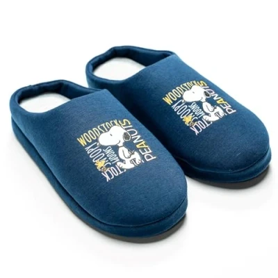 Imagen de United Labels The Peanuts Snoopy Pantuflas para Mujer de Empujar, azul, 39/40 EU