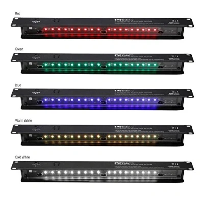 Imagen de Adam Hall 19&quot; Parts 87451 SMART C Lámpara LED con sensor para rack 1 U multicolor