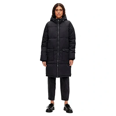 Imagen de Object NOS Objzhanna L/s Long Jacket Noos Abrigo, Negro (Black Black), 40 (Talla del Fabricante: Medium) para Mujer