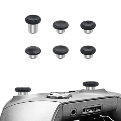 Imagen de Mcbazel Xbox One Elite Series 2 Controller 6 in 1 Replacement Tools, Thumbsticks Grips for Silver