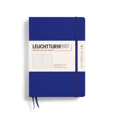 Imagen de LEUCHTTURM1917 369792 Libretas Medium (A5) 145 x 210 mm, Tapa Dura, 251 páginas numeradas, Ink, Puntos