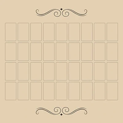 Imagen de Grand Tableau Lenormand Tarot Cloth. (TAPETE)
