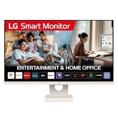 Imagen de LG 27U511SA W Monitor MyView 27&quot;, Panel IPS, (1920 x 1080), 100Hz, 5ms (GtG), WebOS 23, sRGB 99%, Ajuste en Inclinación (Eje Horizontal), Blanco