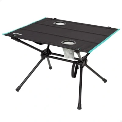 Imagen de Aktive mesa camping plegable con portavasos