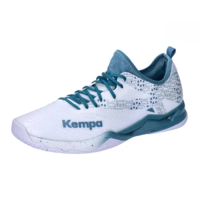 Imagen de Kempa WING LITE 2.0 Zapatillas de balonmano, Hombre, Talla: 41, White/deep blue Tela/tejido sintético