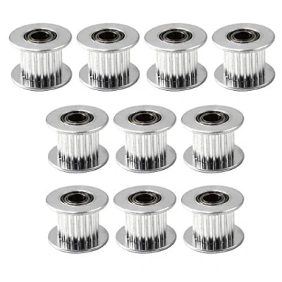 Imagen de polea dentada 16 dientes diámetro 3mm ancho de la correa 6mm para impresora 3d(Pack of 10,llave incluida)