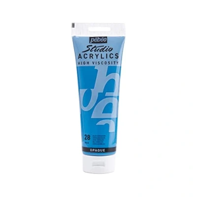 Imagen de Pébéo Acrílico Fine Studio Pintura acrílica Azul Cerúleo 250 ml