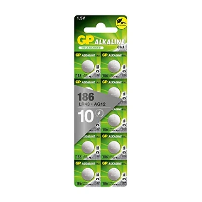 Imagen de G12 10BL GP LR43 186F BAT. Pack de 10