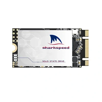 Imagen de S SHARKSPEED SSD M.2 2242 512GB NGFF 3D NAND 42mm SATA III Disco Duro sólido Interno de Estado para PC y portátil