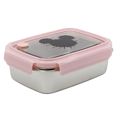 Imagen de Stor8412497039302Acero Inoxidable Rectangular Sándwich Caja, 1020 ml Capacidad, Mickey