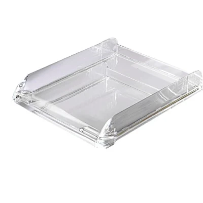 Imagen de Rexel Nimbus 2101504 Bandeja de escritorio, 6 cm x 27,4 34 cm, transparente