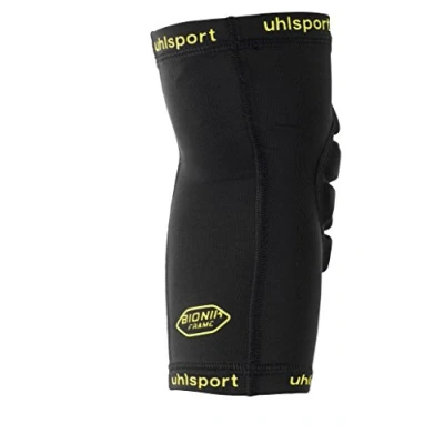 Imagen de Uhlsport 100696601 Coderas, Unisex, Negro/Amarillo (flúor), S
