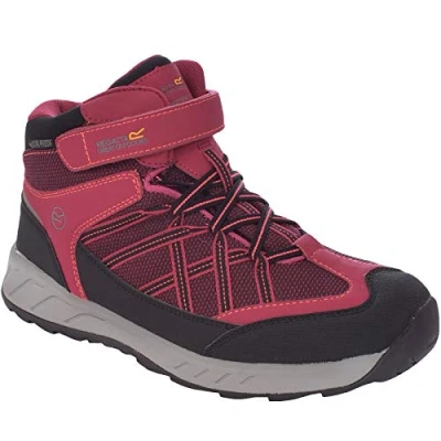 Imagen de Regatta Samaris V Junior Waterproof Hiking Boot, Botas de Senderismo, Rosa (Dark Cerise/Neon Pink Zv2), 39 EU