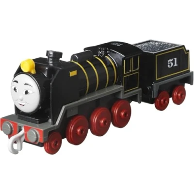 Imagen de Fisher Price Thomas &amp; Friends die cast push along Hiro toy train engine for preschool kids ages 3+