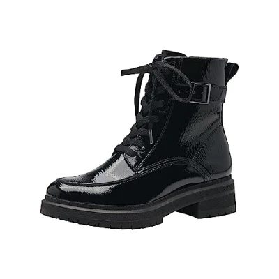 Imagen de Tamaris Botines con plataforma, Mujer, Talla: 39, Black patent Zapatos