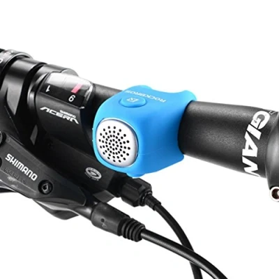 Imagen de ROCKBROS Timbre Bicicleta Electrónico Mini E Bell Impermeable para Patinete MTB 3 Sonidos Accesorio Ciclismo