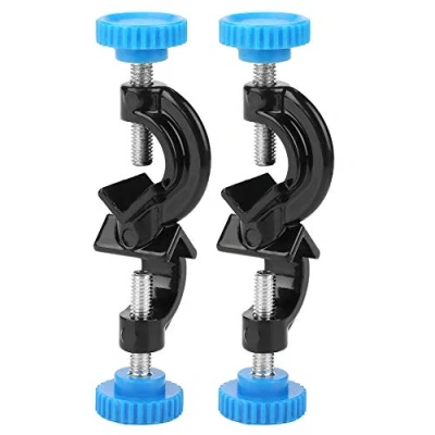 Imagen de 2 Piezas Abrazadera de Laboratorio Grande Soporte Universal para Estante Varilla 0.6 Pulgadas Clip Garra