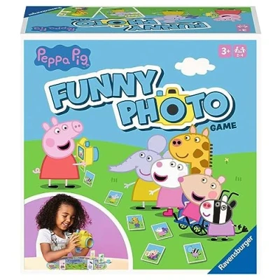 Imagen de Ravensburger Peppa Pig Funny Photo Game, Juego de acción con cámara Juguete práctica, para 2 a 4 niños Partir 3 años, 20982