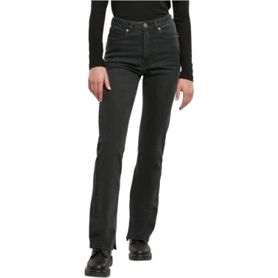 Imagen de Urban Classics Vaqueros rectos, Mujer, Talla: 32, Black washed