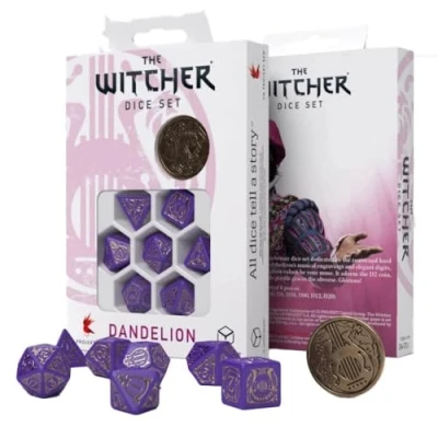 Imagen de Last level QW Caja Dados + Moneda The Witcher VISCOUNT (7) Juegos de Mesa, Multicolor, 2.29 x 10.16 14.73 cm (RQSWDA3Q)